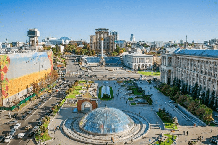 Kijevo centras, Ukraina